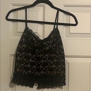 Taylor & Sage Black Lace Camisole